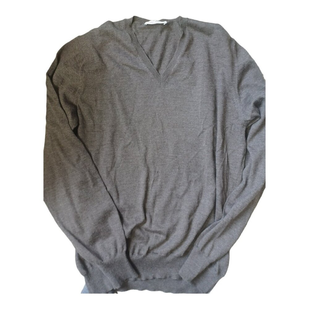 Gran Sasso Italy Merino Wool Extra Fine V-Neck Sweater